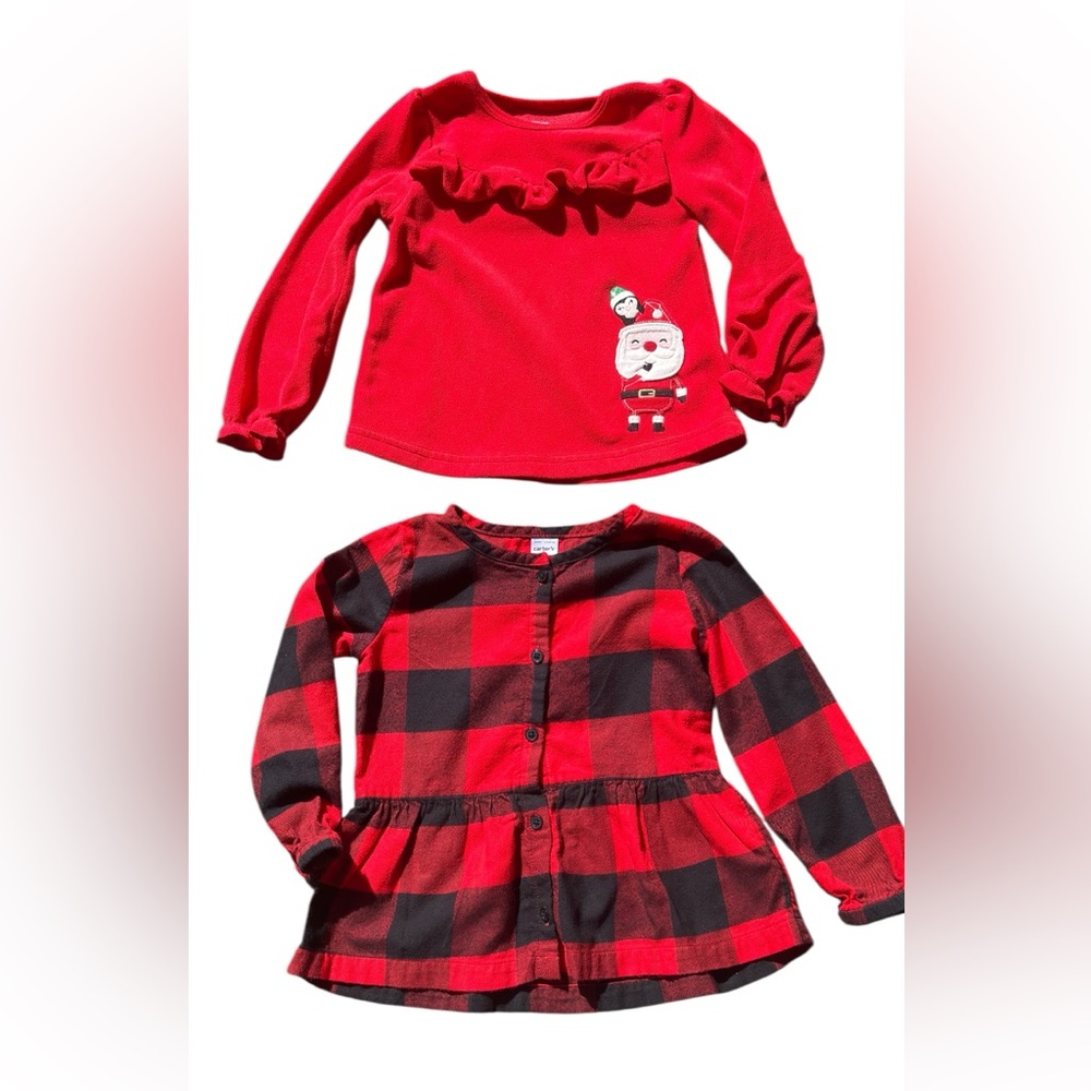 Toddler Girls Christmas Tops - Size 3T